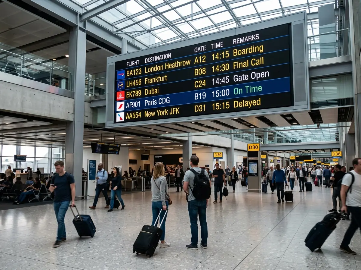 Airport FIDS Display P1.5
