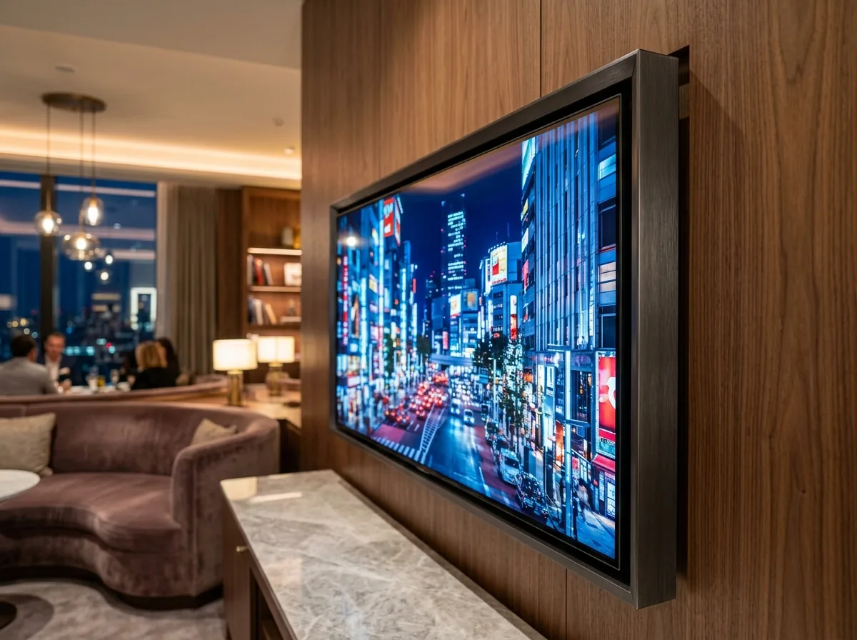 Commercial Smart TV 85" 4K view 2