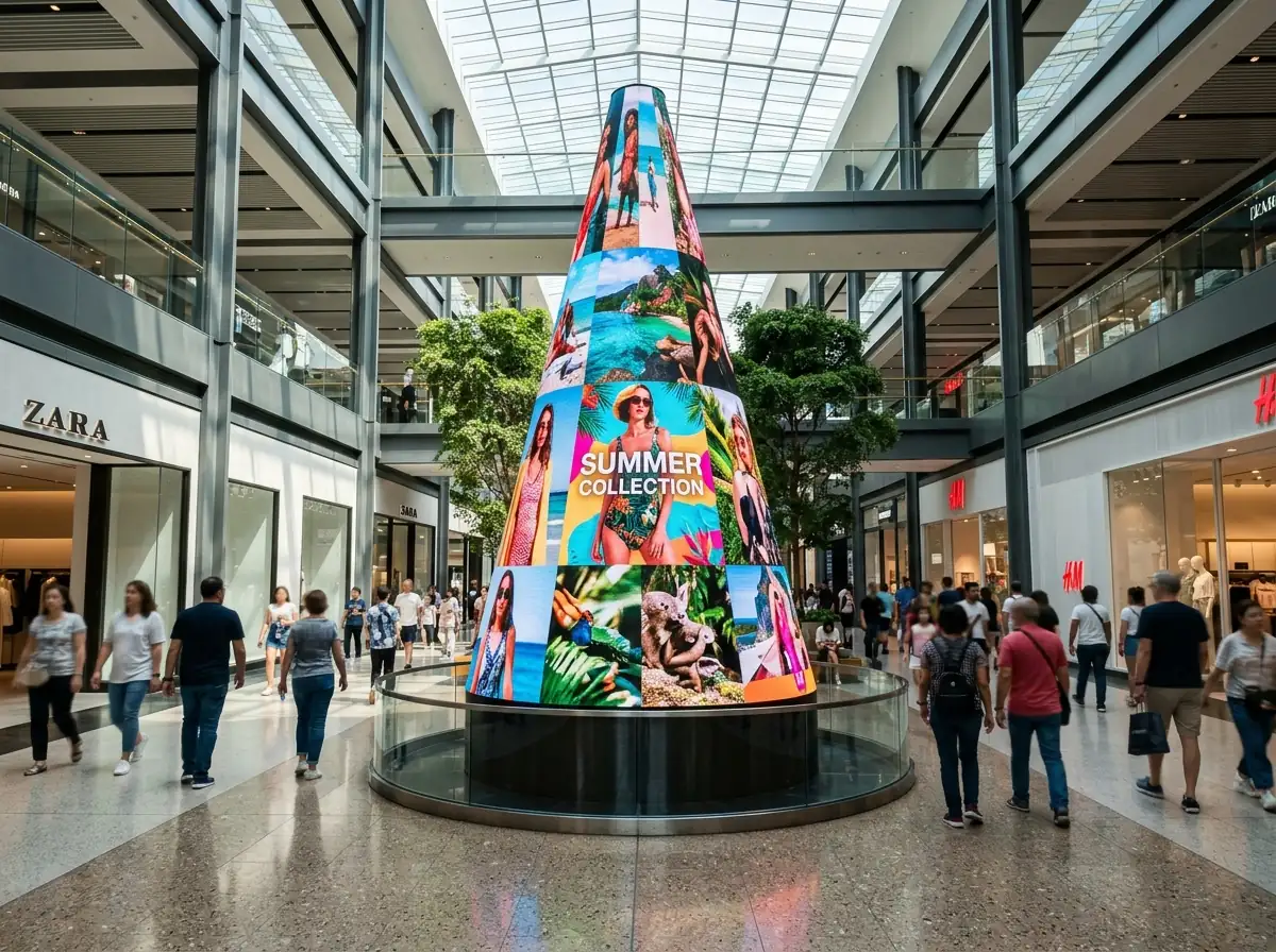 Cone LED Display P4
