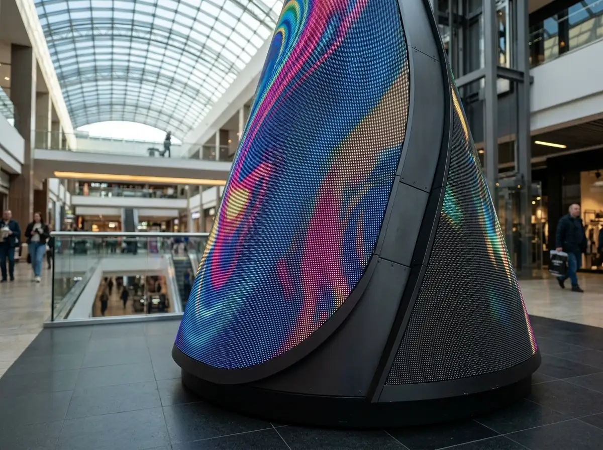 Cone LED Display P4 view 2