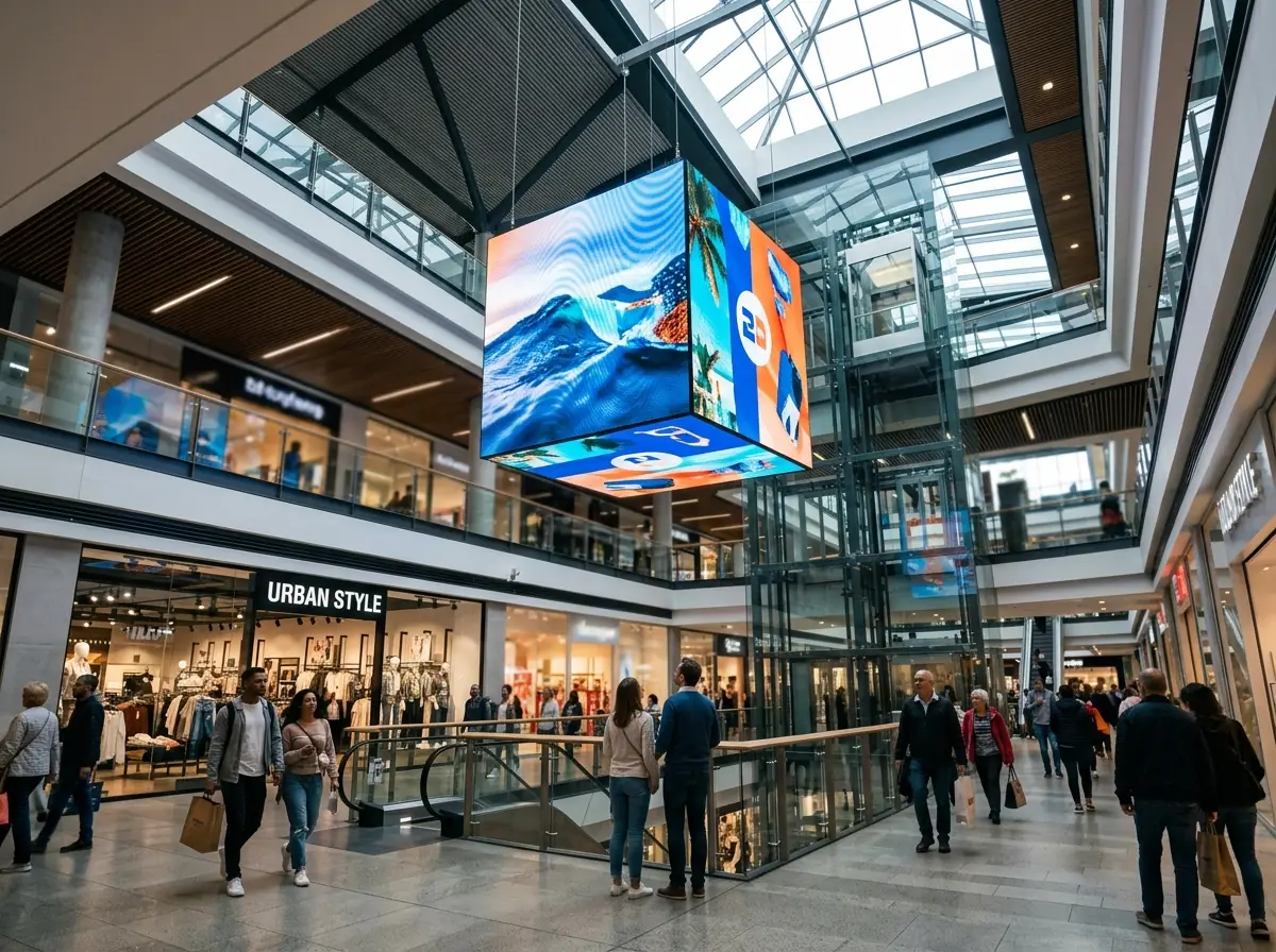 Cube LED Display P3 view 3