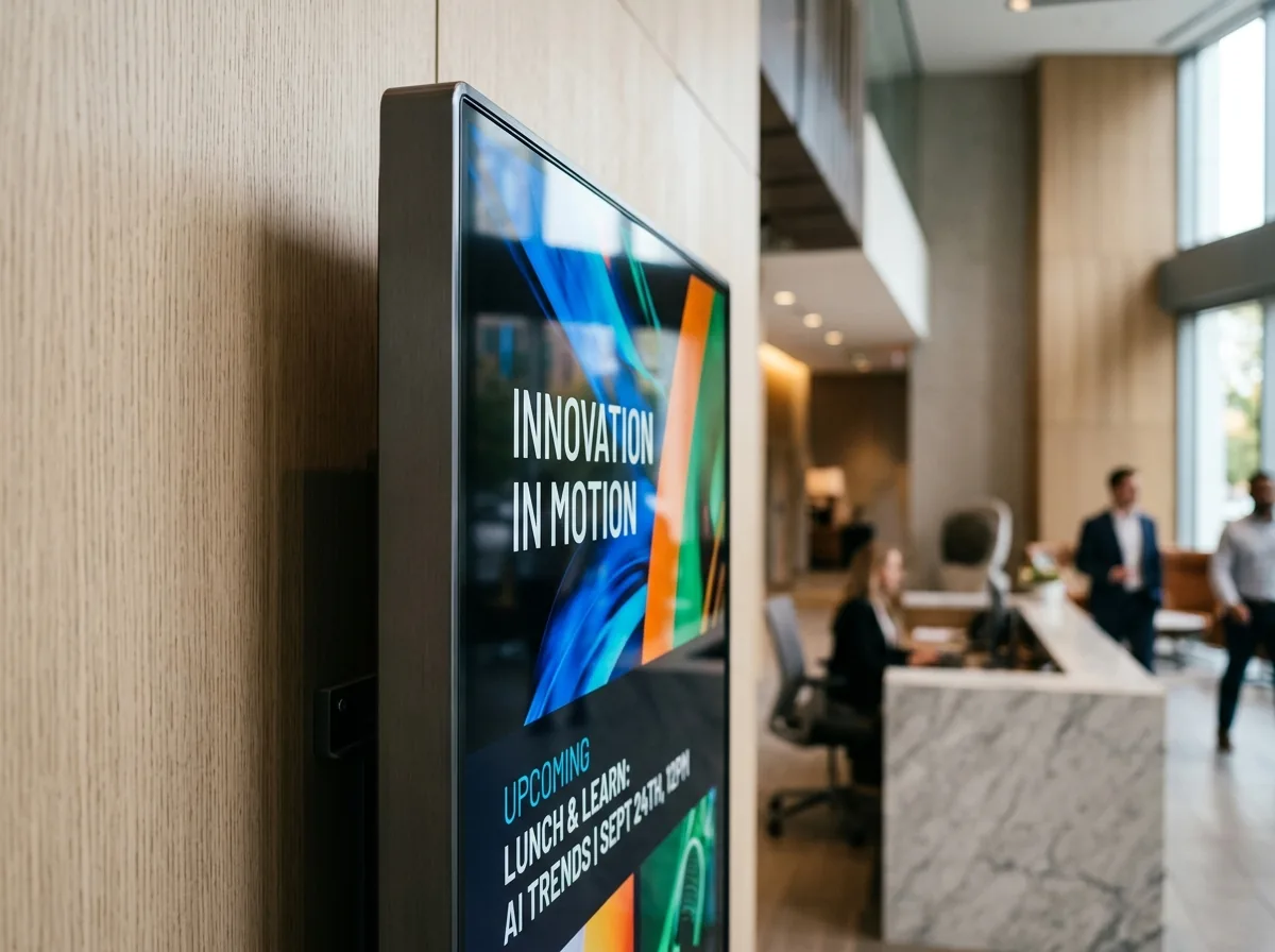Digital Signage Pro 55" 4K view 2
