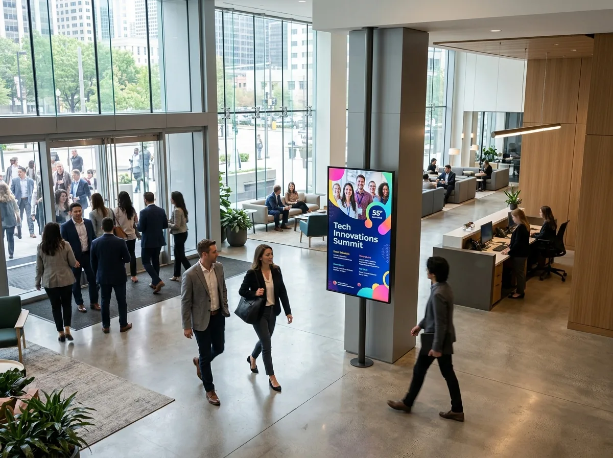 Digital Signage Pro 55" 4K view 3