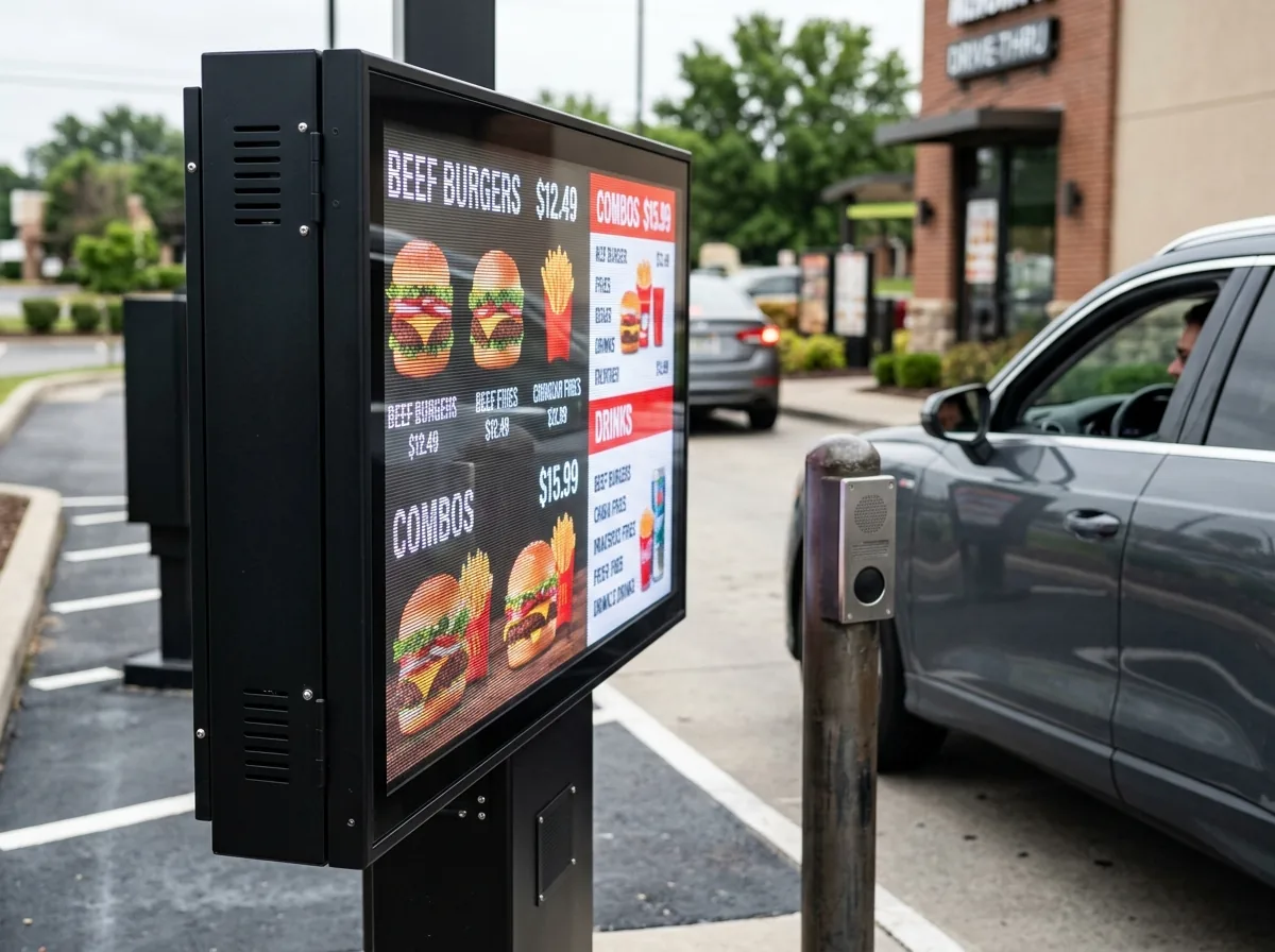 Drive-Thru LED Menu P2.5 view 2