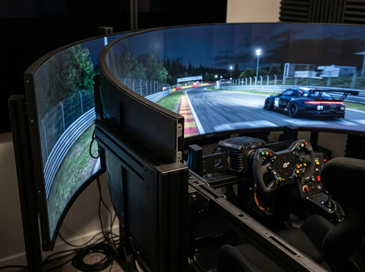 GameWall Sim 180° view 2