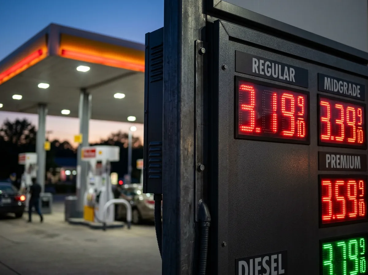 Gas Station Price LED Sign view 2