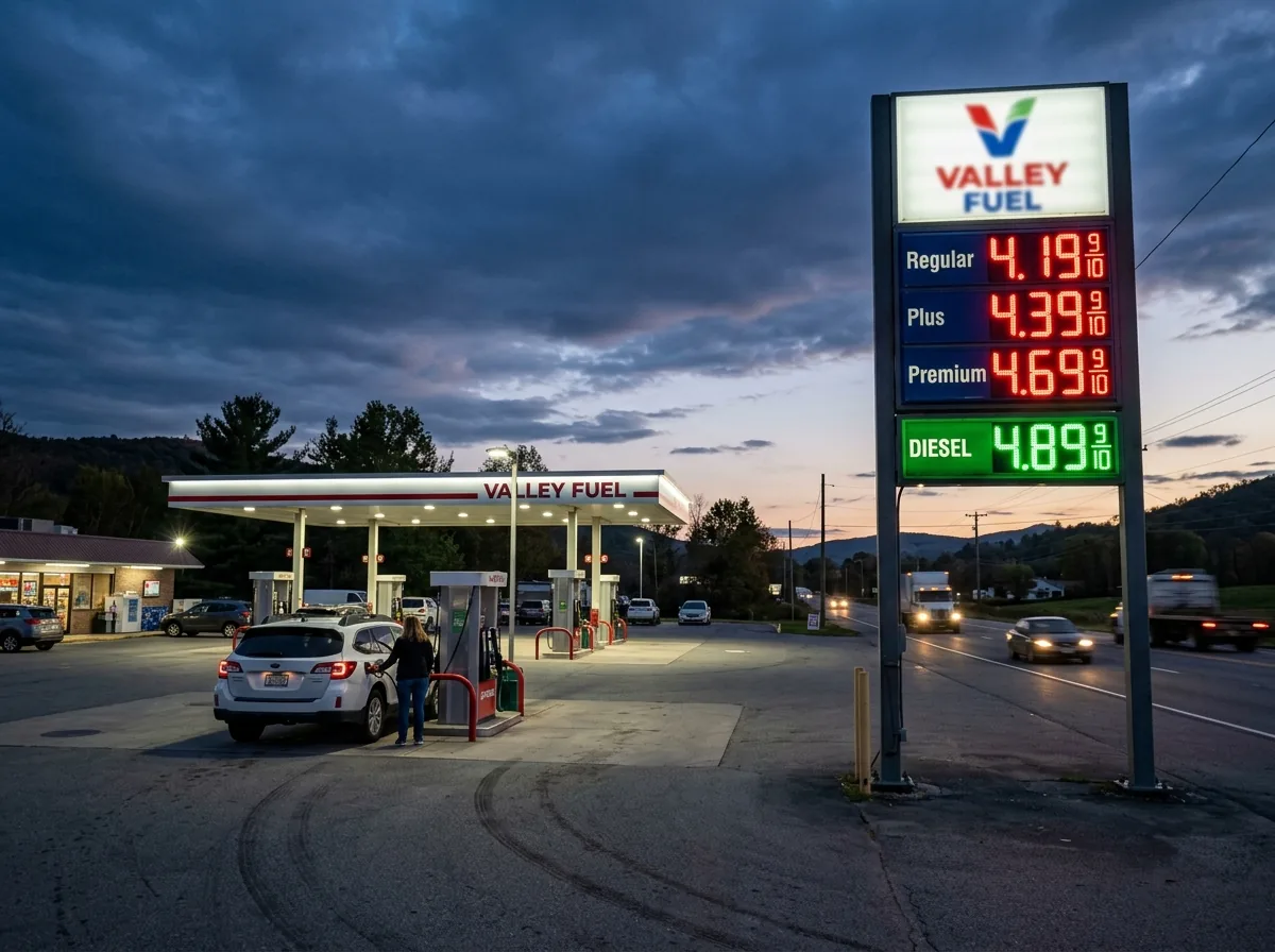 Gas Station Price LED Sign view 3