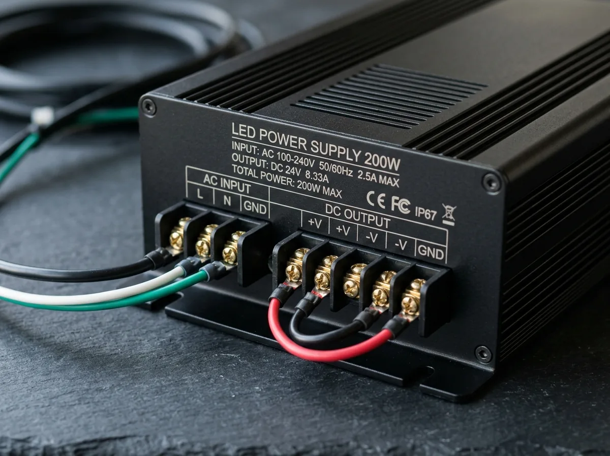 LED Power Supply Unit 200W view 2