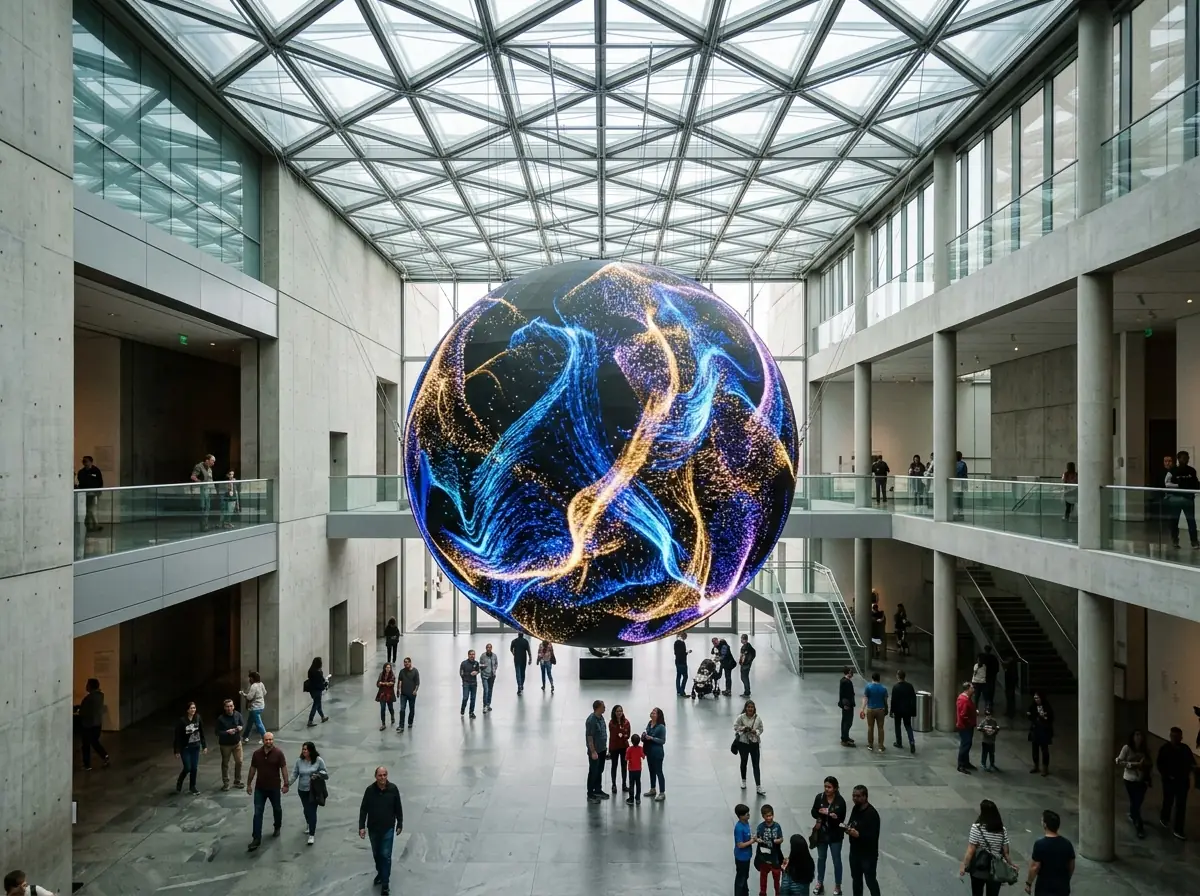SculptLED Sphere 3D view 3