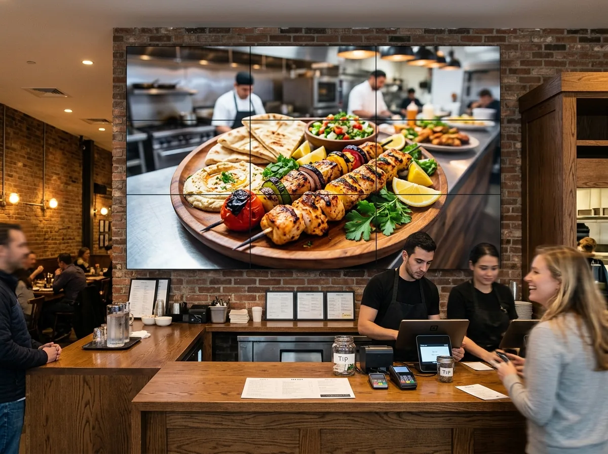 Video Wall Menu System 3x3