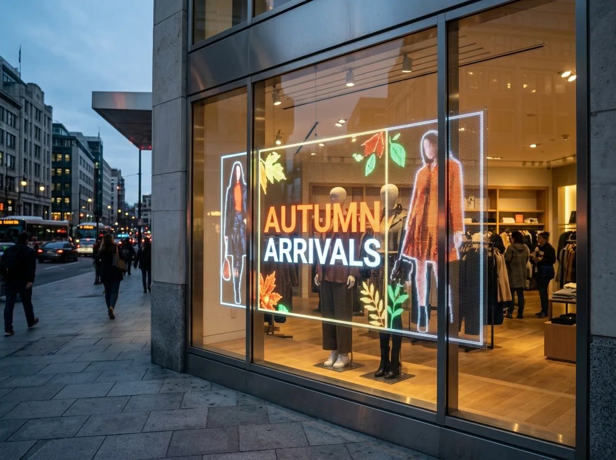 Window LED Signage Film