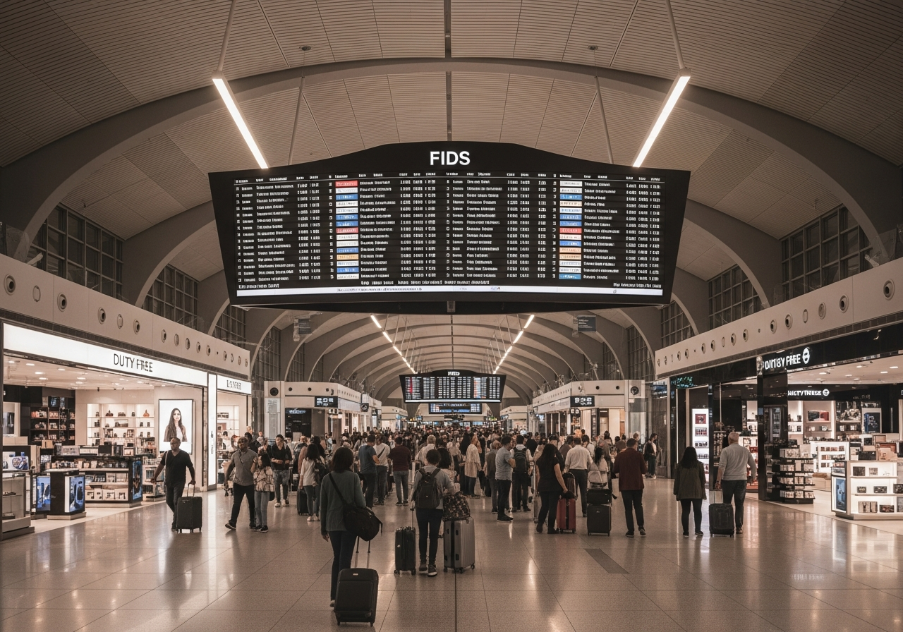 LED display solutions for Transportation & Airports industry Dubai