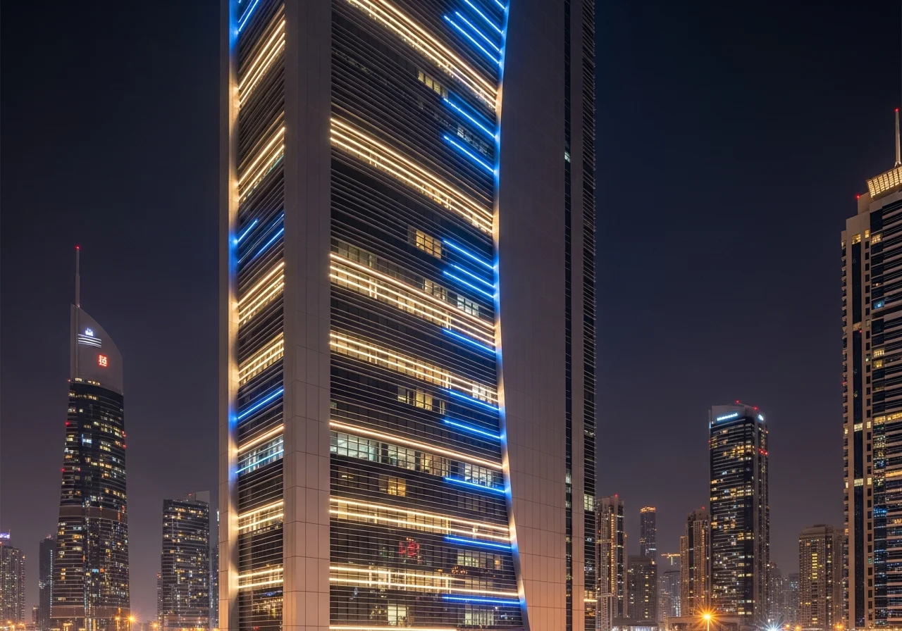 Integrated Lighting Facades
