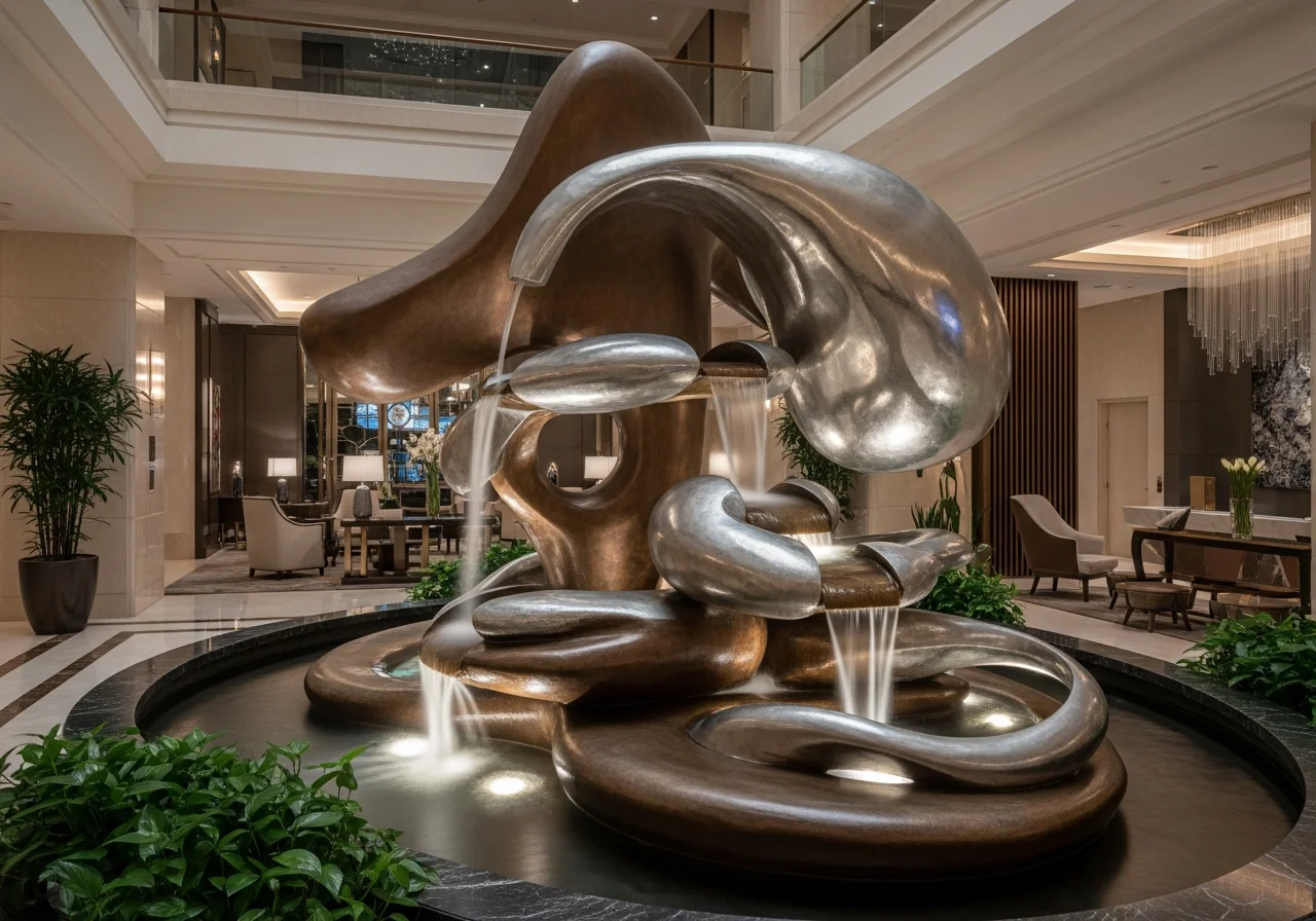 Metal Water Features