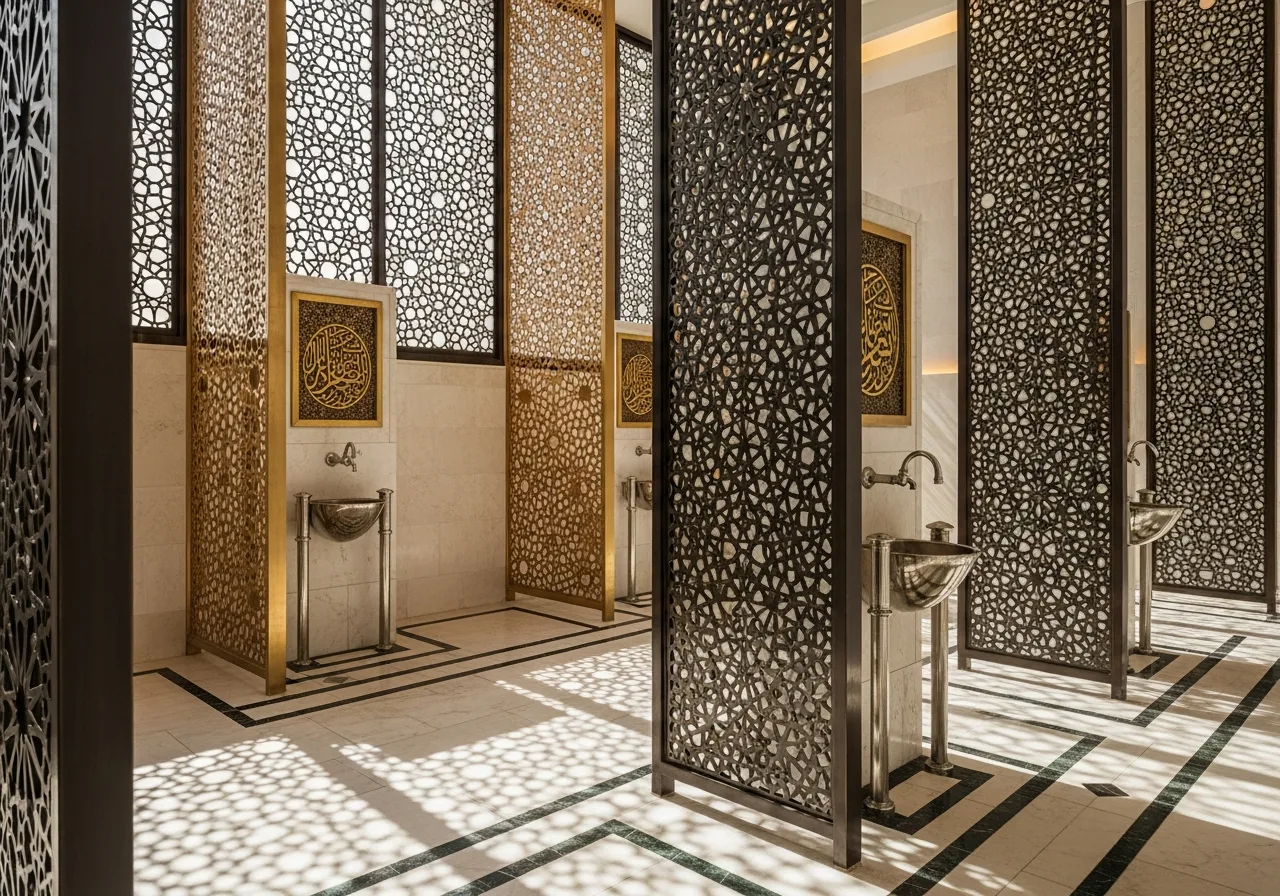 Prayer hall screens