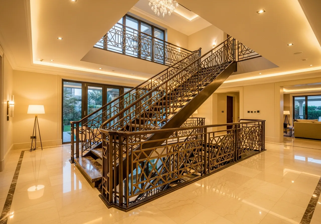 Villa entrance gates