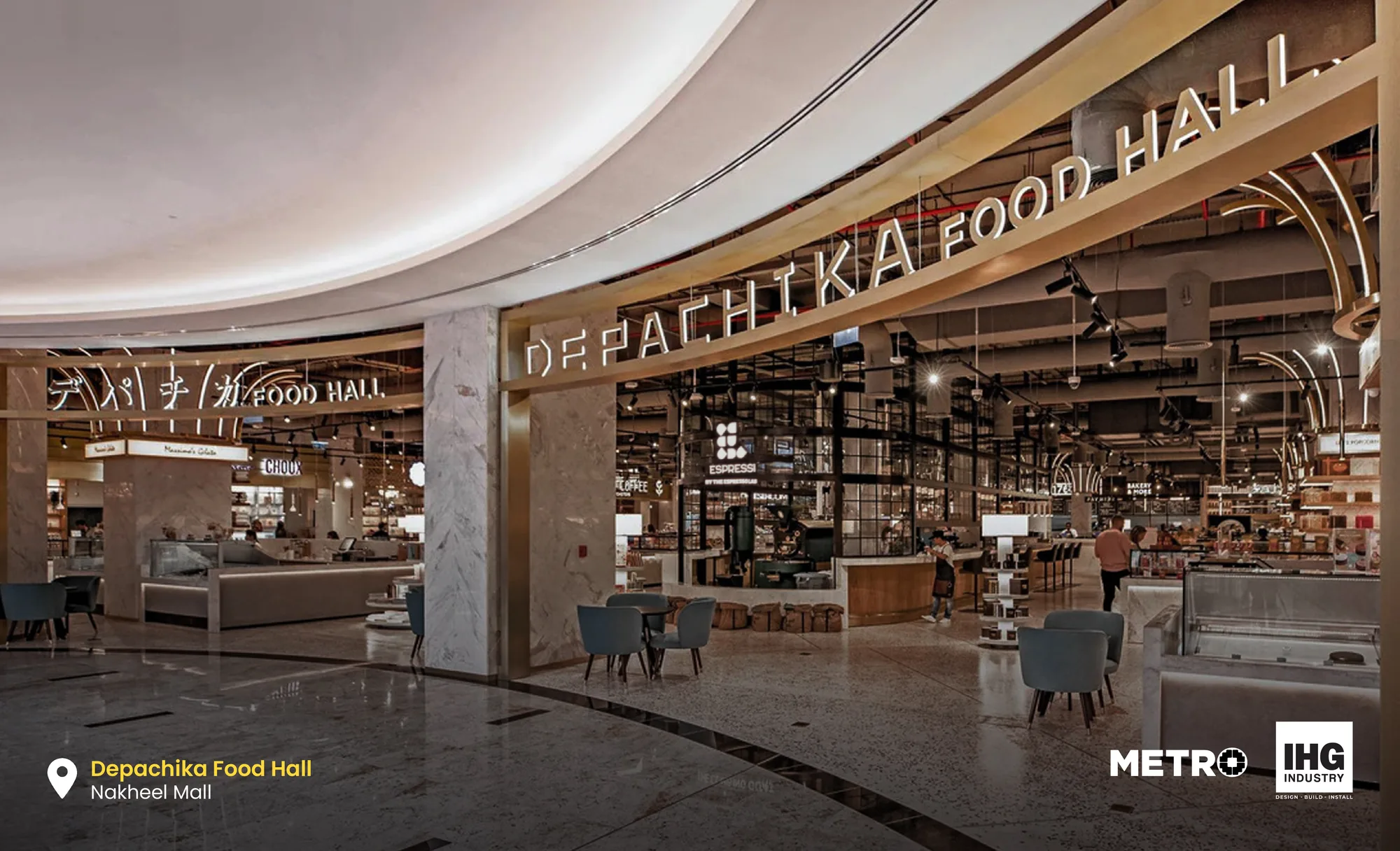 Depachika Food Hall — Nakheel Mall — detail