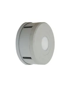 CEILING LIGHT - CHROME-PLATED METAL - SATIN-FINISH PLASTIC