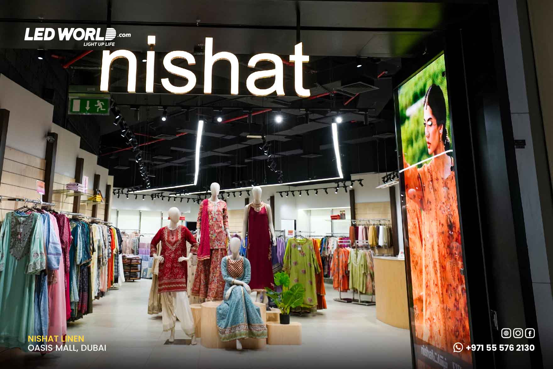 NISHAT LINEN - OASIS MALL, DUBAI - 7