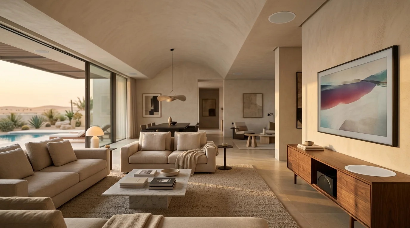 Multi-Room Audio with Sonos Architecture - Arabian Ranches Villa