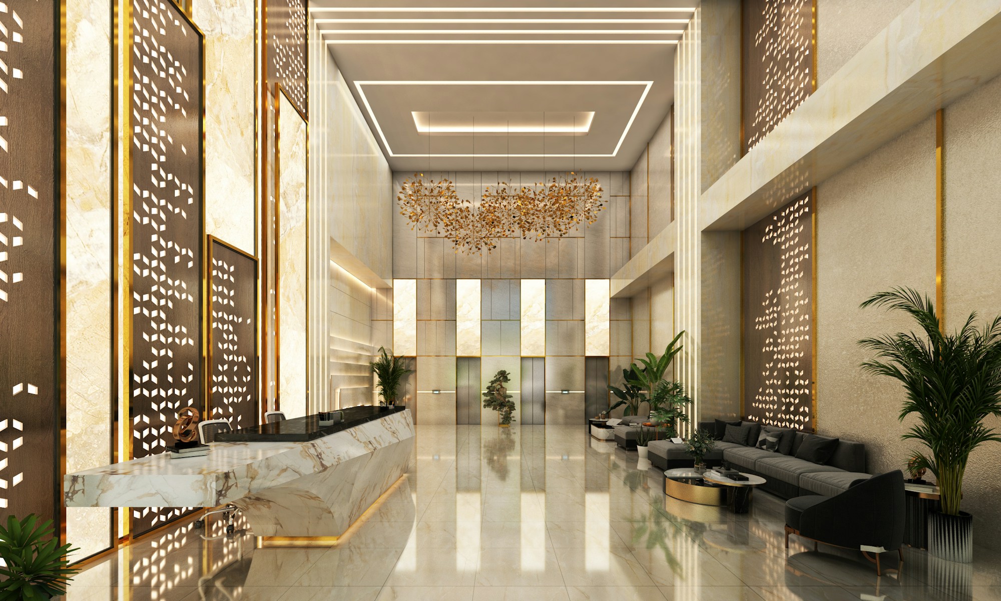 RECEPTION DESKS project example