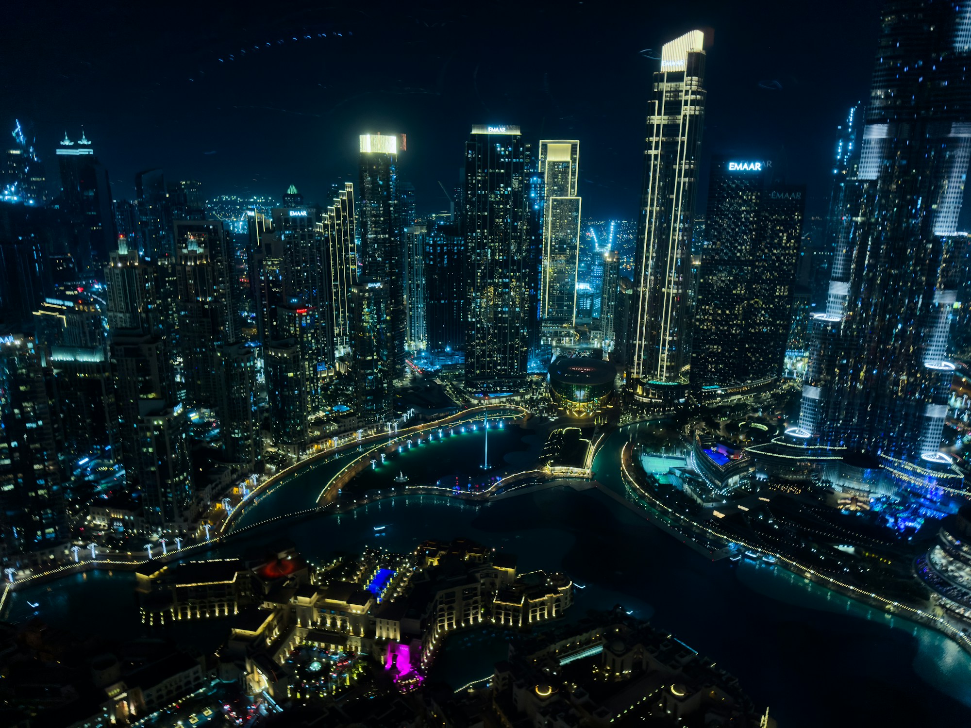 Modern cityscape construction