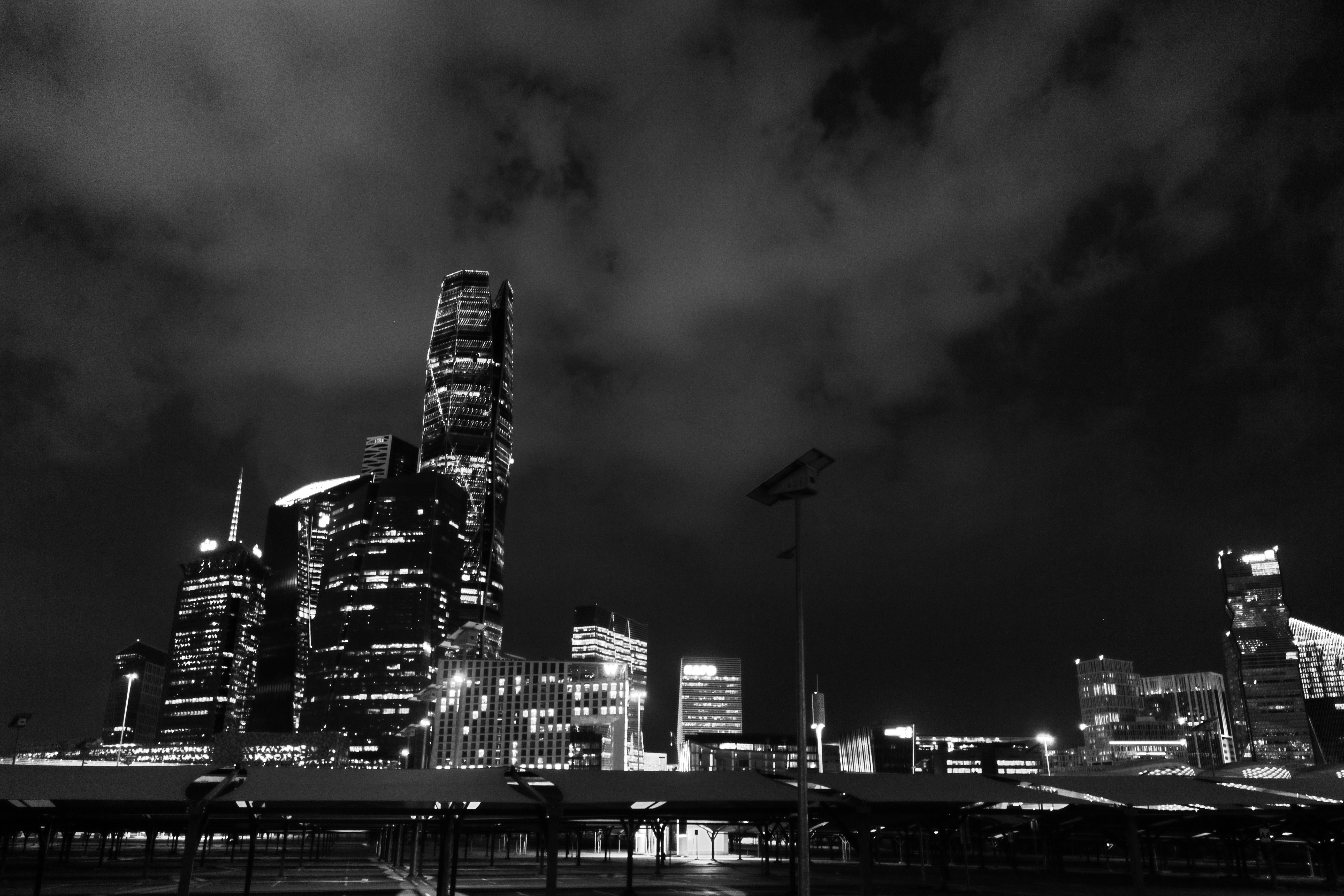 Riyadh skyline at night